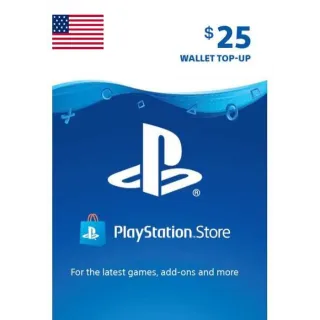 $25 PlayStation Store US