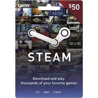 $50 Steam USD