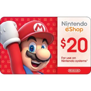 $20 Nintendo eShop Gift Card (USA) - SPECIAL OFFER!