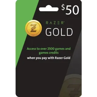 $50 Razer Gold US - SPECIAL OFFER!