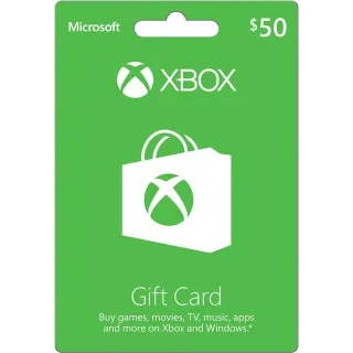 $50 Xbox Digital Code - SPECIAL OFFER!