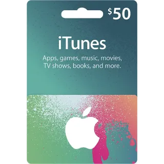 $50 iTunes US