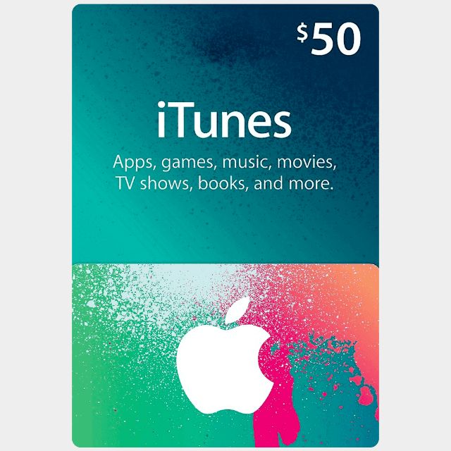 50 iTunes Gift Card (USA) Great deal! iTunes Gift