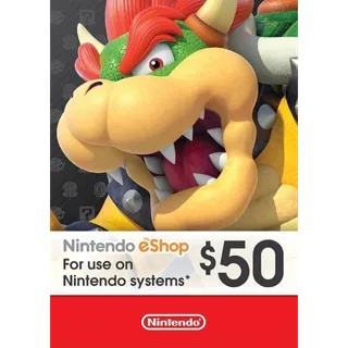 $50 Nintendo eShop US