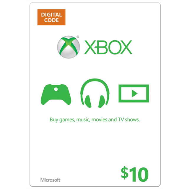 $10 gift card xbox one