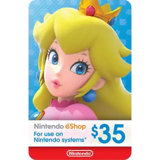 $35 Nintendo eShop US