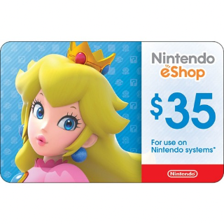 Nintendo eShop $35.00 Prepaid Card for 3DS or Wii U