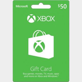 $50 Xbox Digital Code - SPECIAL OFFER!