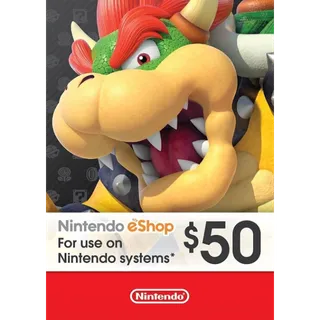 $50 Nintendo eShop US