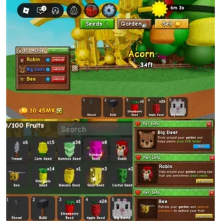 10M Sheckles Account Grow a Garden 2