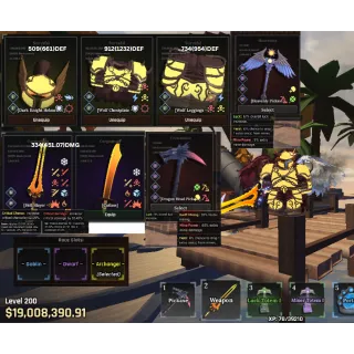 The Forge - Archangel End Game Account (LEVEL 200)