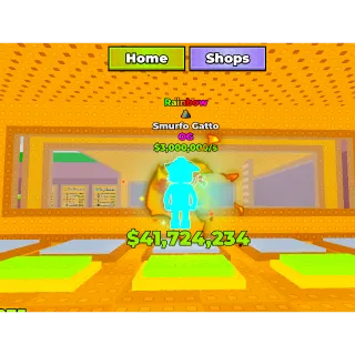 x10 3M/s Smurfo Gatto - Break a Lucky Block