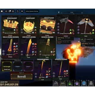 The Forge - Archangel End Game Account (LEVEL 200)