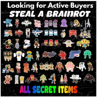 Note!!: Don't buy I'm just looking for Steal a Brainrot Buyers! Direct Message me and Drop your Prices and i sell it for you