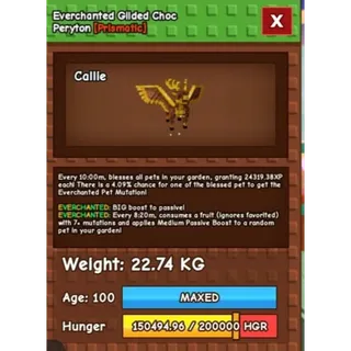 Everchanted Gilded Choc Peryton 