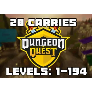 Dungeon Quest Carries