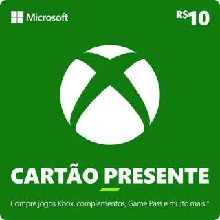 R$10,00 Xbox Gift Card