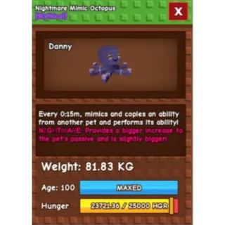 NIGHTMARE TITANIC MIMIC OCTOPUS 80+kg 15seconds without toy 🧿FAST DELIVERY🧿