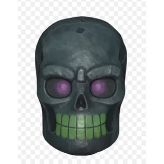 Glowing Bone Head Mask/