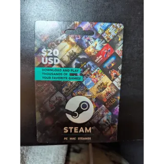 $20.00 USD Steam