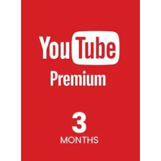 Buy YouTube Premium 3 Months (ONLY FOR NEW ACCOUNTS) United StatesCD Key