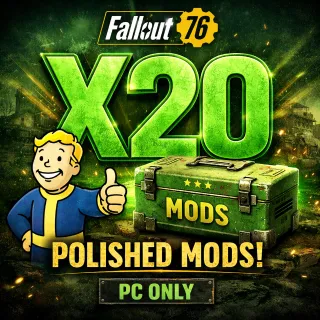 Fallout 76 PC x20 Polished Mod Boxes