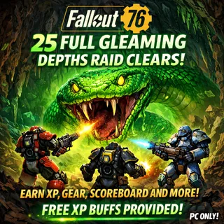 Fallout 76 PC 25 Full Raid Clears