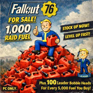 X1,000 Raid Fuel Canisters Finish Fast PC