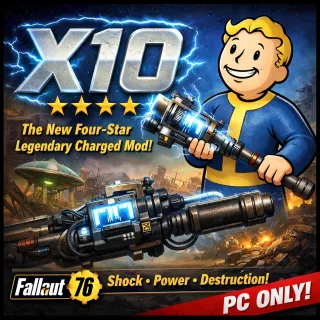Fallout 76 PC X10 New Charged Mods!