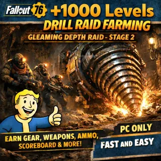 Fallout 76 PC +1000 AFK Fast Level Boosting