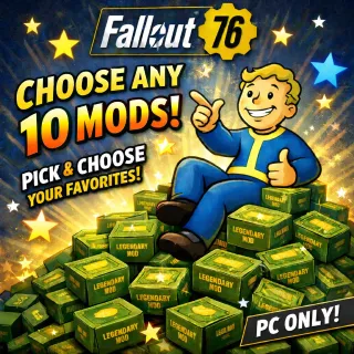 Fallout 76 PC Choose Any 20 Mods! 