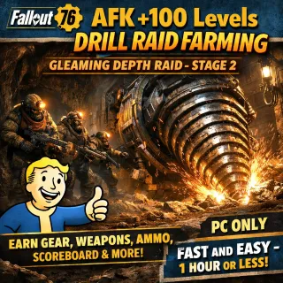 Fallout 76 PC +250 AFK Fast Level Boosting