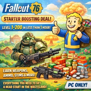 Fallout 76 PC Boosting Starter Pack!