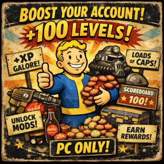 Fallout 76 PC +100 AFK Levels Fast!