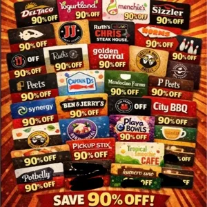 90% OFF PERMANENT GIFTCARDS FAST SELLER