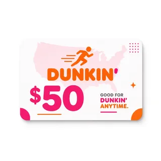 $50 Dunkin' gift card