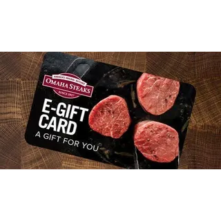 $200.00 Omaha steaks gift card