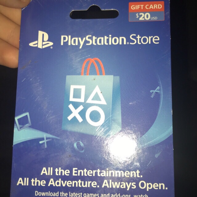 ps4 20 gift card