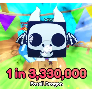 Fossil Dragon + Free Gems Pets Go