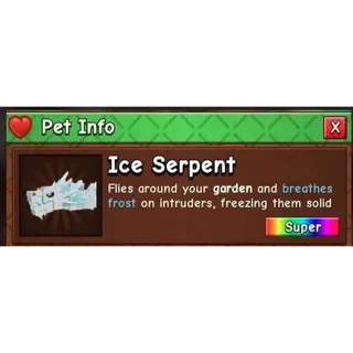 Ice Serpent Grow a Garden 2