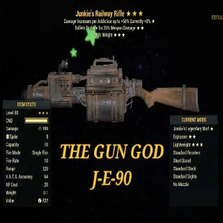 Weapon | JE90 RAILWAY RIFLE