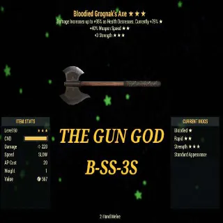 BSS3S GROGNAK'S AXE