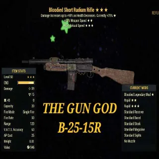 Weapon | B2515R RADIUM RIFLE