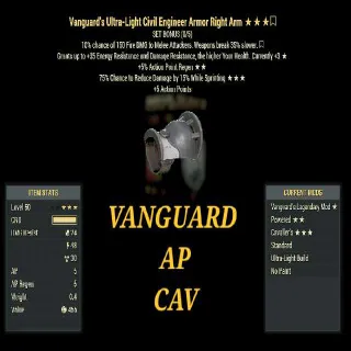 VANGUARD AP CAV RA CE