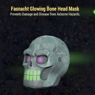 GLOWING BONE HEAD MASK
