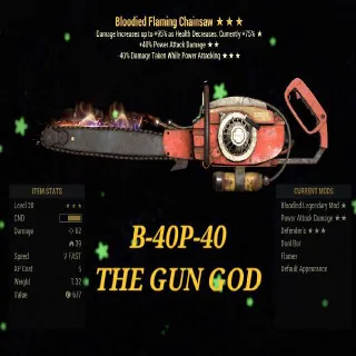 Weapon | B40P40 CHAINSAW