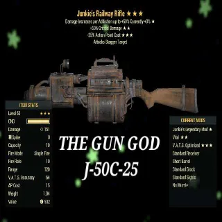 J50C25 RAILWAY RIFLE 🔫