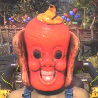GLOWING RED HOT MASK