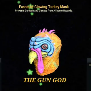 GLOWING TURKEY MASK