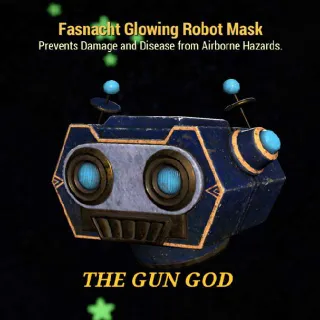 GLOWING ROBOT MASK